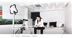 Desktop Screenshot of hometrainerkopen.eu